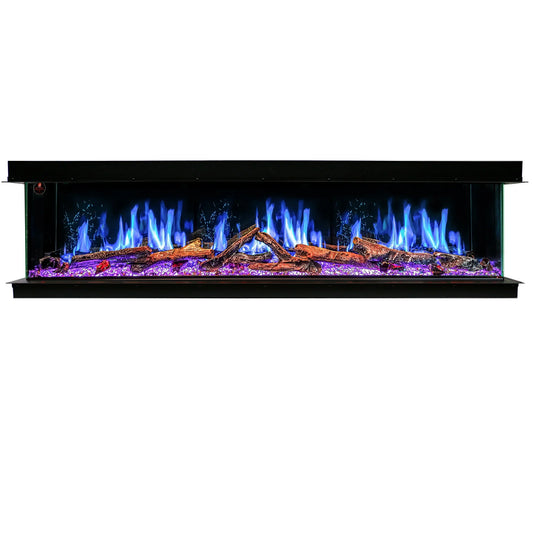 Ignara Three Sided 72Inch Linear Smart Electric Fireplace - BL-19720