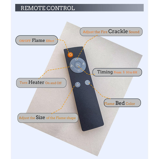 Zopaflame Fireplace Remote Control - Multi-function