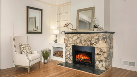 ZopaFlame™ 38" Electric Fireplace Insert Black - BTSDT303802 - ZopaFlame Fireplaces