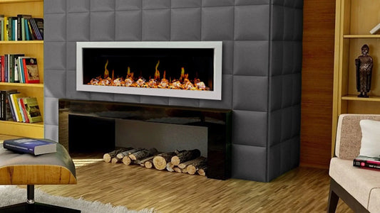 ZopaFlame™ 67" Linear Wall-mount Electric Fireplace - WC17688X - ZopaFlame Fireplaces