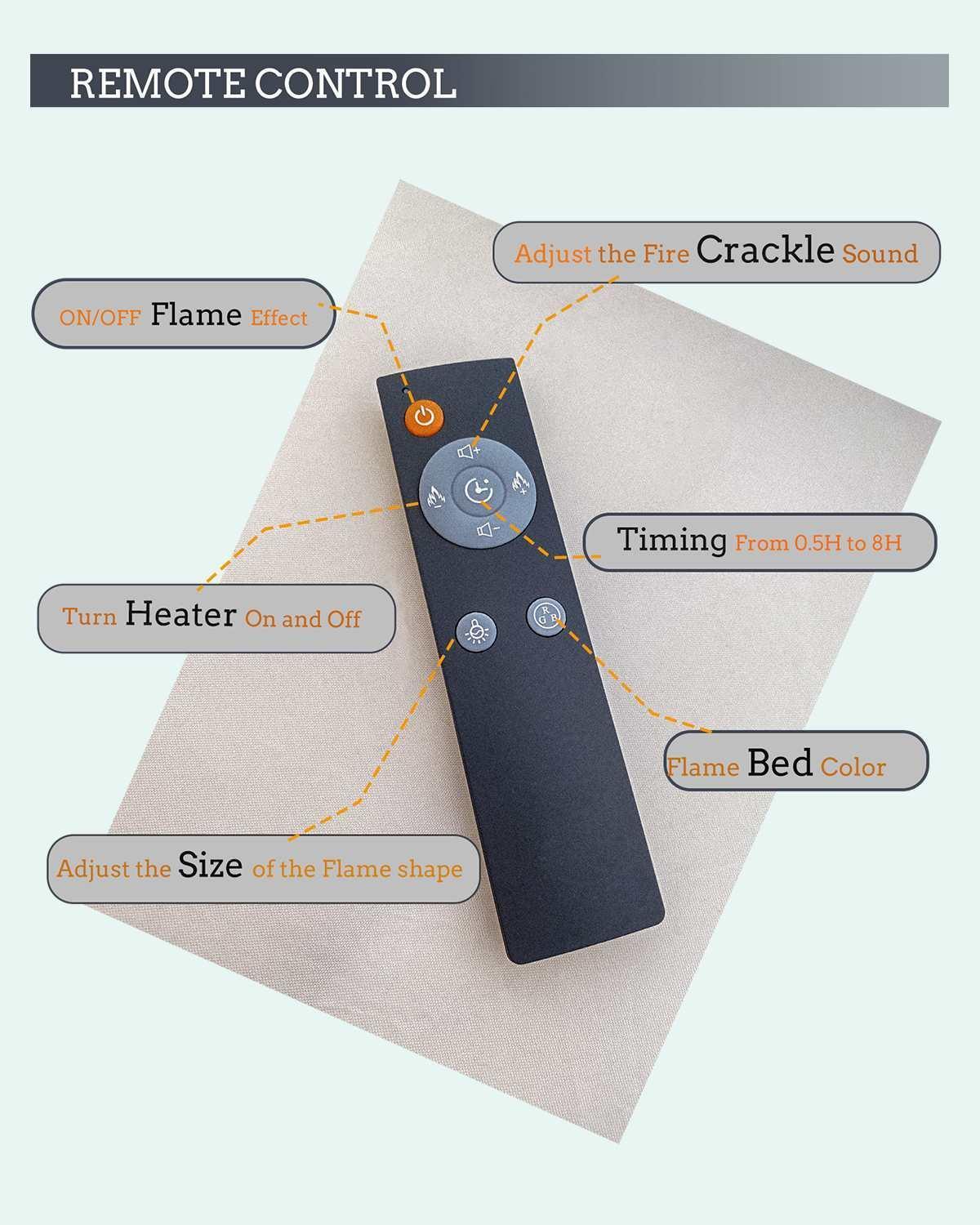 ZopaFlame™ 76" Linear Built-in Electric Fireplace - BG19755V - ZopaFlame Fireplaces