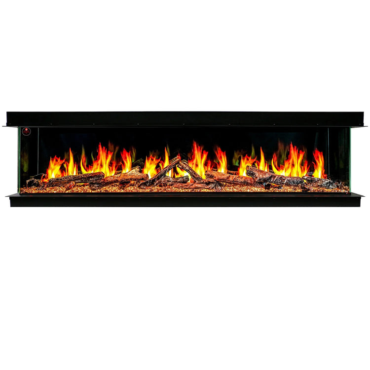 Renova Series 3-Sided Electric Fireplace