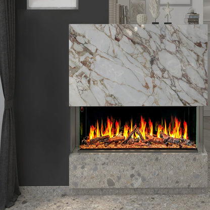 Ignara 3-Sided 50 Inch Linear Electric Fireplace - BL-19500