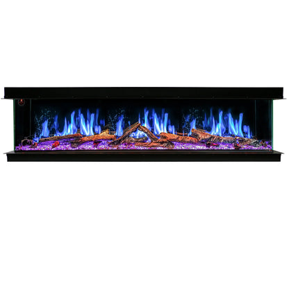 Ignara Three Sided 72Inch Linear Smart Electric Fireplace - BL-19720