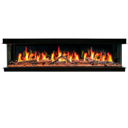 Ignara Three Sided 72Inch Linear Smart Electric Fireplace - BL-19720