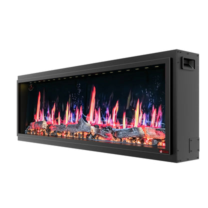Linear Electric Fireplace - with Built-in Fish Tank - BF-19588