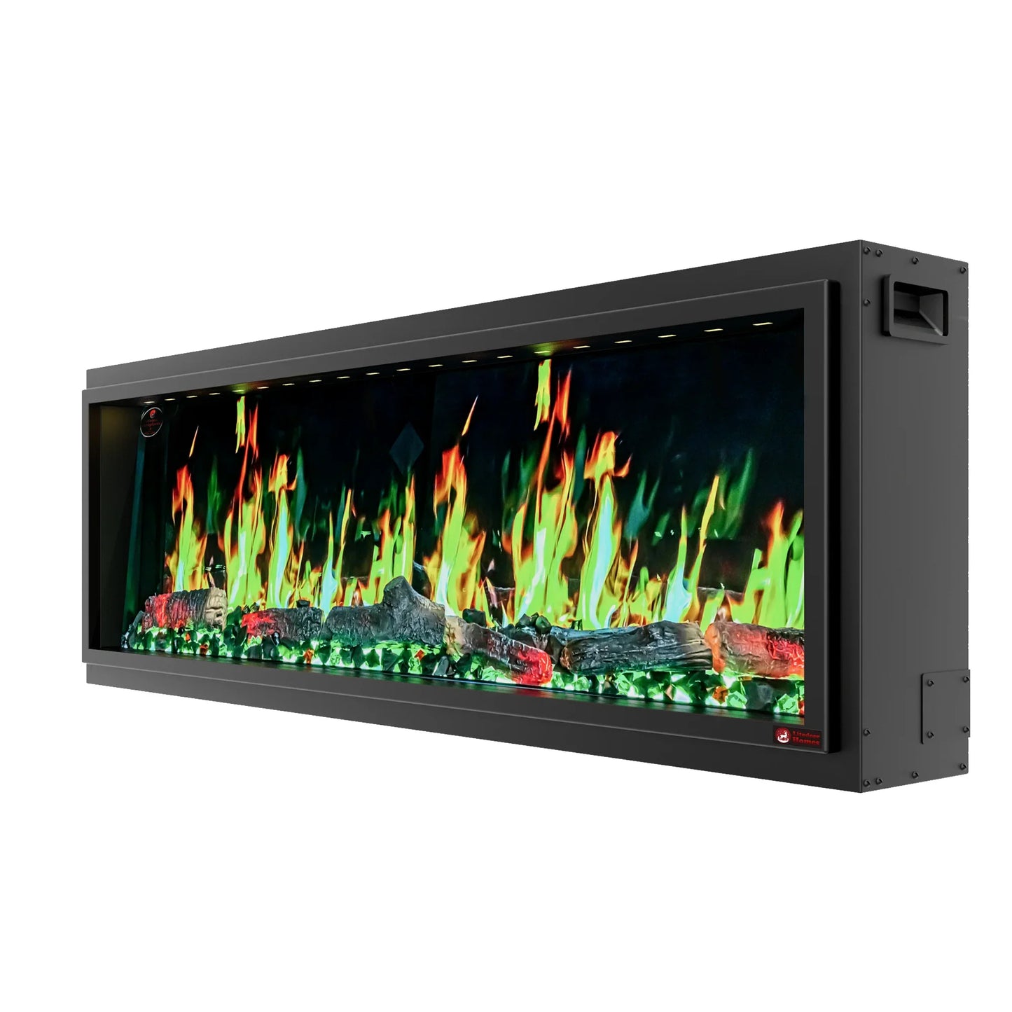 Linear Electric Fireplace - with Built-in Fish Tank - BF-19588