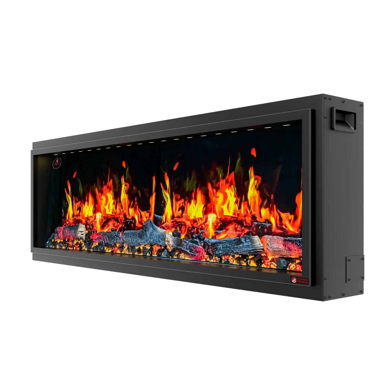 Linear Electric Fireplace - with Built-in Fish Tank - BF-19555