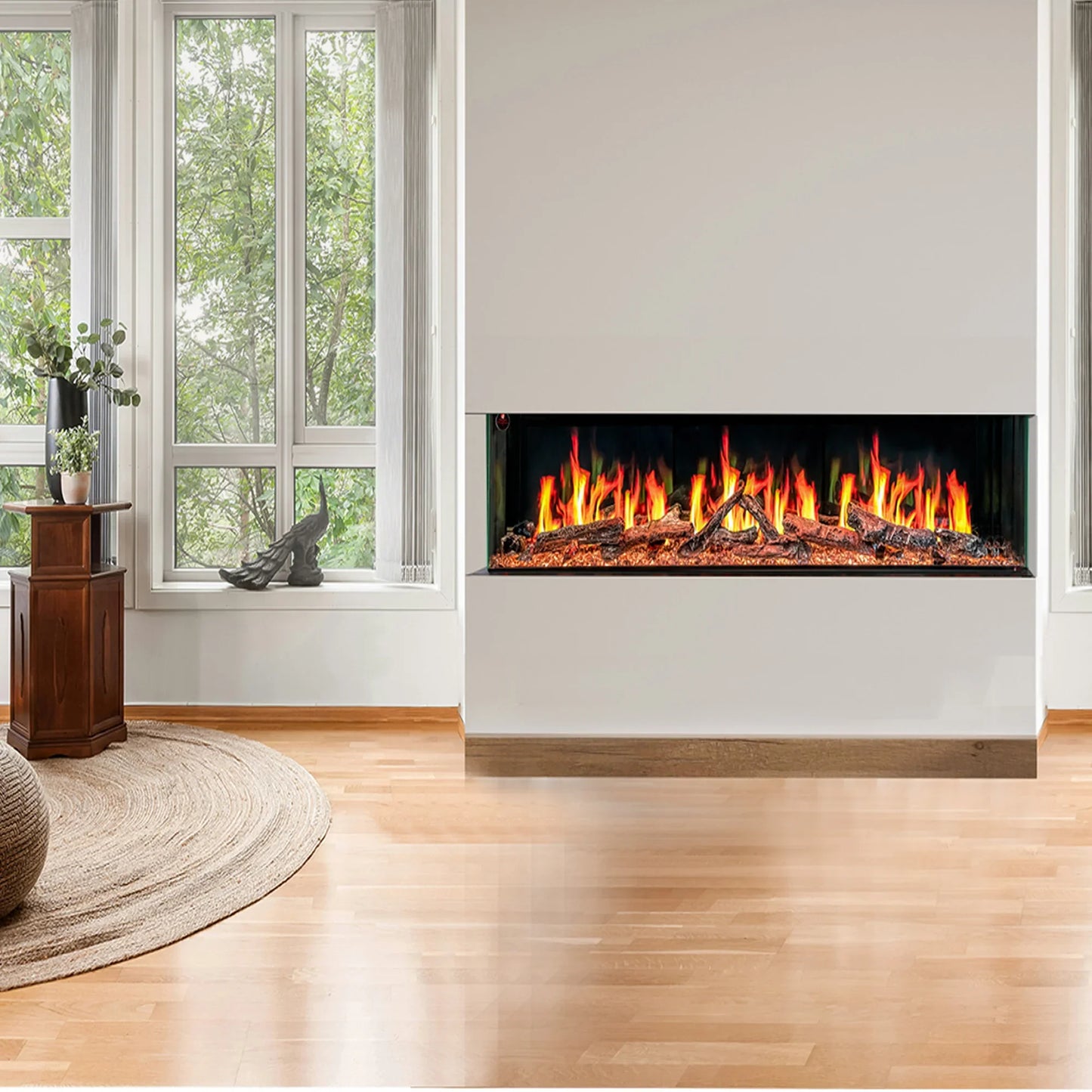 Ignara 3-Sided 60 Inch Linear Electric Fireplace - BL-19600
