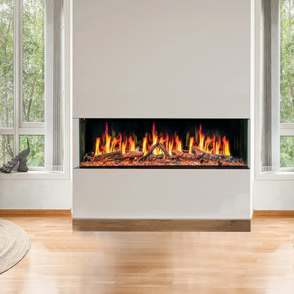 Ignara 3-Sided 60 Inch Linear Electric Fireplace - BL-19600