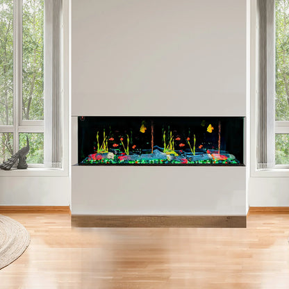 Ignara 3-Sided 60 Inch Linear Electric Fireplace - BL-19600